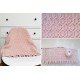 Rose Poudré Kit à tricoter couverture berceau