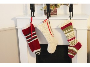 Tutoriel gratuit pour tricoter trois chaussettes de l'Avent