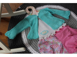 Twinset_Kit à tricoter en Bambou_Gilet et débardeur pour bébé